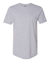 Pretreated Next Level 3602 Unisex Cotton Long Body Tee - Heather Grey
