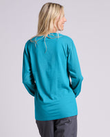 Pretreated JERZEES 363L Classics Unisex Long Sleeve T-Shirt - California Blue - Back