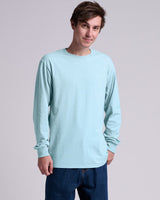 Pretreated JERZEES 363L Classics Unisex Long Sleeve T-Shirt - Breezy Blue