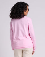 Pretreated JERZEES 363L Classics Unisex Long Sleeve T-Shirt - Classic Pink - Back