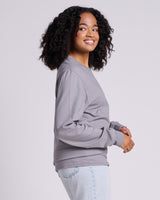 Pretreated JERZEES 363L Classics Unisex Long Sleeve T-Shirt - Rock - Side