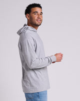 Pretreated JERZEES 363LH Classics Unisex Jersey Hood - Athletic Heather - Side