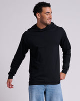 Pretreated JERZEES 363LH Classics Unisex Jersey Hood - Black Ink