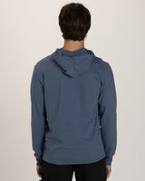 Pretreated JERZEES 363LH Classics Unisex Jersey Hood - Denim - Back