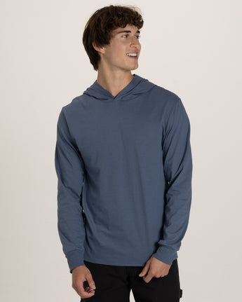 Pretreated JERZEES 363LH Classics Unisex Jersey Hood - Denim
