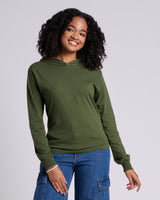 Pretreated JERZEES 363LH Classics Unisex Jersey Hood - Military Green