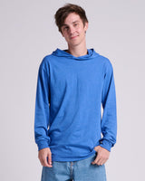 Pretreated JERZEES 363LH Classics Unisex Jersey Hood - Retro Heather Royal