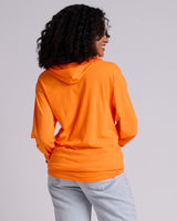 Pretreated JERZEES 363LH Classics Unisex Jersey Hood - Safety Orange - Back