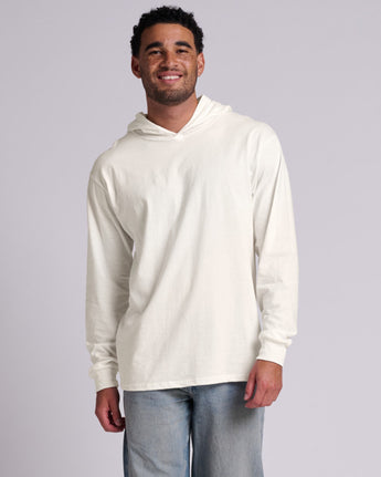 Pretreated JERZEES 363LH Classics Unisex Jersey Hood - Sweet Cream Heather