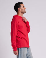 Pretreated JERZEES 363LH Classics Unisex Jersey Hood - True Red - Side