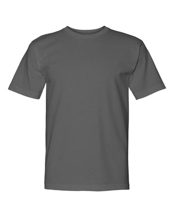 Pretreated Bayside 5040 Unisex USA-Made Midweight T-Shirt - Charcoal
