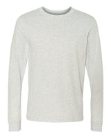 Pretreated BELLA+CANVAS 3501 Unisex Jersey Long Sleeve Tee - Ash