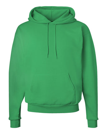 Pretreated Hanes P170 Unisex Ecosmart Hooded Sweatshirt - Kelly Green