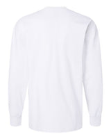 Pretreated Next Level 7211 Unisex Heavyweight Long Sleeve Tee - White - Back