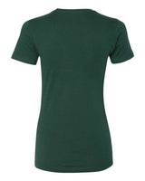Pretreated Next Level 3900 Women’s Cotton Tee - Forest Green - Back