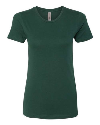 Pretreated Next Level 3900 Women’s Cotton Tee - Forest Green