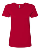Pretreated Next Level 3900 Women’s Cotton Tee - Red