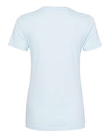 Pretreated Next Level 3900 Women’s Cotton Tee - Light Blue - Back