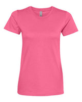 Pretreated Next Level 3900 Women’s Cotton Tee - Hot Pink