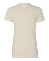 Pretreated Next Level 3900 Women’s Cotton Tee - Natural - Back