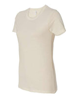 Pretreated Next Level 3900 Women’s Cotton Tee - Natural - Side