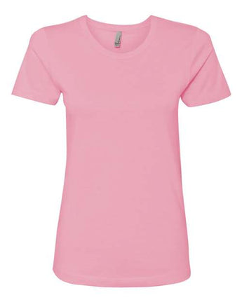 Pretreated Next Level 3900 Women’s Cotton Tee - Light Pink