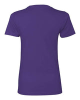 Pretreated Next Level 3900 Women’s Cotton Tee - Purple Rush - Back