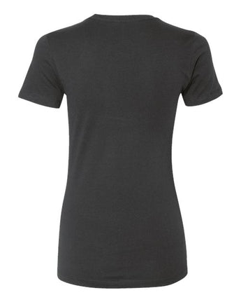 Pretreated Next Level 3900 Women’s Cotton Tee - Heavy Metal - Back