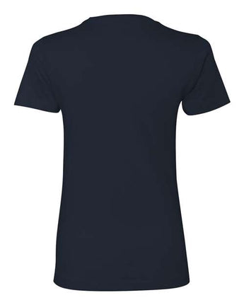 Pretreated Next Level 3900 Women’s Cotton Tee - Midnight Navy - Back