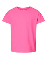Pretreated Comfort Colors 9018 Youth Garment-Dyed Heavyweight T-Shirt - Neon Pink