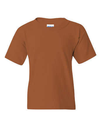 Pretreated Gildan 5000B Youth Heavy Cotton T-Shirt - Texas Orange