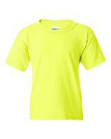 Pretreated Gildan 5000B Youth Heavy Cotton T-Shirt - Safety Green