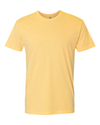Pretreated Next Level 3600 Unisex Cotton Short Sleeve Crew - Banana Cream
