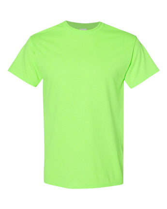 Pretreated Gildan 5000 Heavy Cotton T-Shirt - Neon Green