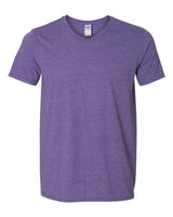 Pretreated Gildan 64V00 Softstyle V-Neck T-Shirt - Heather Purple