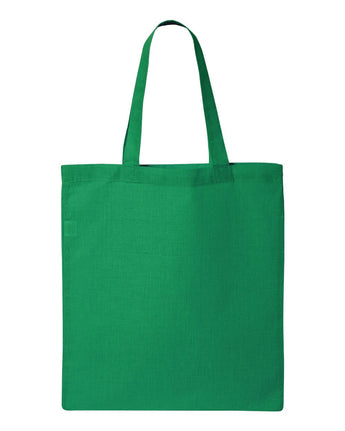 Pretreated Q-Tees QTB Economical Tote - Kelly