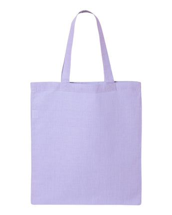Pretreated Q-Tees QTB Economical Tote - Lavender