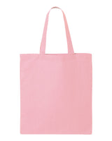 Pretreated Q-Tees QTB Economical Tote - Light Pink