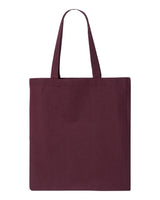 Pretreated Q-Tees QTB Economical Tote - Maroon