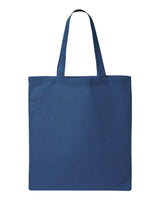 Pretreated Q-Tees QTB Economical Tote - Royal