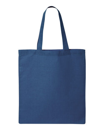 Pretreated Q-Tees QTB Economical Tote - Royal