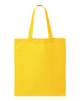 Pretreated Q-Tees QTB Economical Tote - Yellow