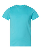 Pretreated LAT 6101 Youth Fine Jersey Tee - Caribbean
