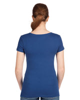 Pretreated Next Level 1540 Women's Ideal V-Neck T-Shirt - Royal - Back