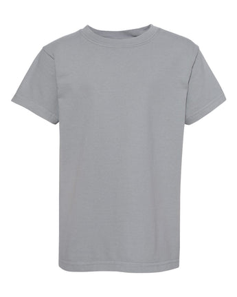 Pretreated Comfort Colors 9018 Youth Garment-Dyed Heavyweight T-Shirt - Granite