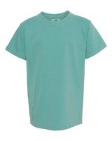 Pretreated Comfort Colors 9018 Youth Garment-Dyed Heavyweight T-Shirt - Seafoam