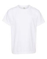 Pretreated Comfort Colors 9018 Youth Garment-Dyed Heavyweight T-Shirt - White