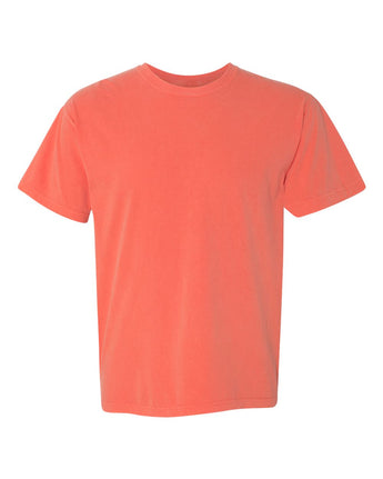 Pretreated Comfort Colors 1717 Garment-Dyed Heavyweight T-Shirt - Bright Salmon