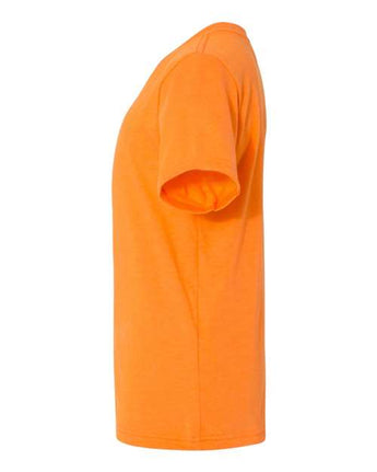 Pretreated Next Level 3312 Youth CVC Tee - Orange - Side