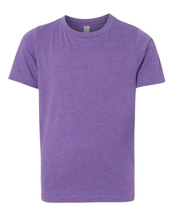 Pretreated Next Level 3312 Youth CVC Tee - Purple Rush